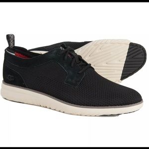UGG Mens Size 11.5 Black Union Derby HyperWeave